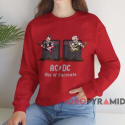 ACDC War Of Currents T-shirt 3 Acdc War Of Currents T shirt Red Sweatshirt