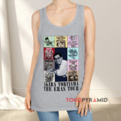 Akira Toriyama 1955-2024 Shirt Thank You For The Memories 4 Akira Toriyama 1955 2024 Shirt Thank You For The Memories Grey Tank Top