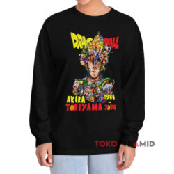 Rare Akira Toriyama Dragon Ball 1984 2024 Shirt 2 Akira Toriyama Dragon Ball 1984 2024 Black Long sleeved