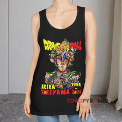 Rare Akira Toriyama Dragon Ball 1984 2024 Shirt 4 Akira Toriyama Dragon Ball 1984 2024 Black Tank Top