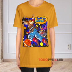 Akira Toriyama Dragon Ball Goku Thank You Goodbye Yellow T shirt