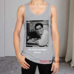 Akira Toriyama Thank You For The Memories 1955 2024 Shirt 2 Akira Toriyama Thank You For The Memories 1955 2024 Grey Tank Top