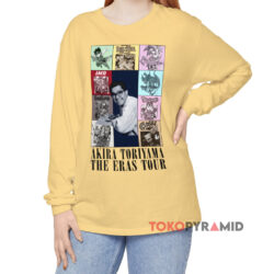 Akira Toriyama The Eras Tour Shirt 2 Akira Toriyama The Eras Tour Yellow Long sleeved