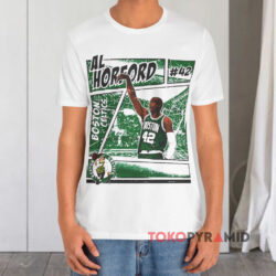 Al Horford 42 Boston Celtics Comic White T shirt