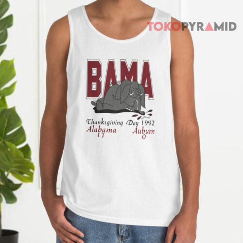 Alabama Auburn Thanksgiving Day 1992 Tank Top