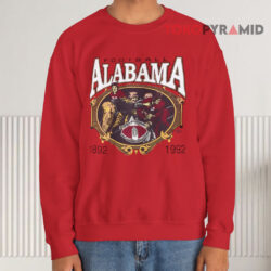 Alabama Crimson Roll Tide Football 1892 1992 Red Sweatshirt
