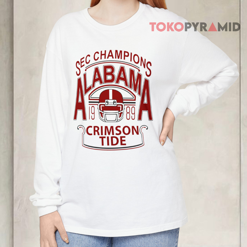 Alabama Crimson Tide 1989 Sec Champions Long sleeved Alabama Crimson Tide 1989 Sec Champions Long sleeved