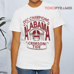 Alabama Crimson Tide 1989 Sec Champions White T shirt