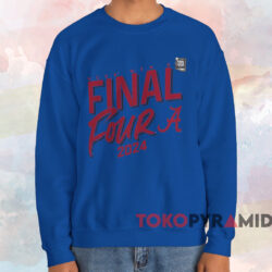 Alabama Crimson Tide 2024 NCAA Final Four Elite Pursuit Shirt 3 Alabama Crimson Tide 2024 Ncaa Final Four Elite Pursuit Shirt Blue Sweatshirt