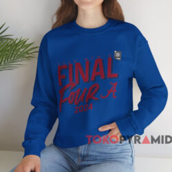 Alabama Crimson Tide 2024 NCAA Final Four Elite Pursuit Shirt 4 Alabama Crimson Tide 2024 Ncaa Final Four Elite Pursuit Shirt Blue Sweatshirt
