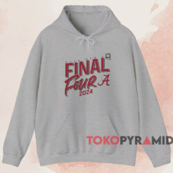 Alabama Crimson Tide 2024 NCAA Final Four Elite Pursuit Shirt 2 Alabama Crimson Tide 2024 Ncaa Final Four Elite Pursuit Shirt Grey Hoodie