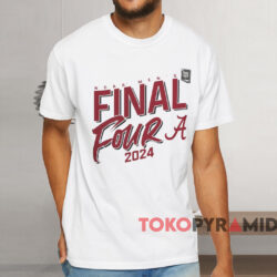 Alabama Crimson Tide 2024 Ncaa Final Four Elite Pursuit Shirt White T shirt