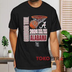 Alabama Crimson Tide 2024 Ncaa Men’s Basketball Final Four Shirt Black T shirt