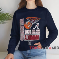 Alabama Crimson Tide 2024 NCAA Men’s Basketball Final Four Shirt 4 Alabama Crimson Tide 2024 Ncaa Men’s Basketball Final Four Shirt Navy Sweatshirt