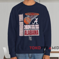 Alabama Crimson Tide 2024 NCAA Men’s Basketball Final Four Shirt 3 Alabama Crimson Tide 2024 Ncaa Men’s Basketball Final Four Shirt Navy Sweatshirt
