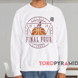 Alabama Crimson Tide 2024 NCAA Men’s Basketball Final Four Shirt 3 Alabama Crimson Tide 2024 Ncaa Men’s Basketball Final Four Shirt White Sweatshirt