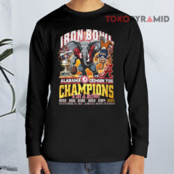 Alabama Crimson Tide Iron Bowl Champions 6 In A Row 2025 Long sleeved