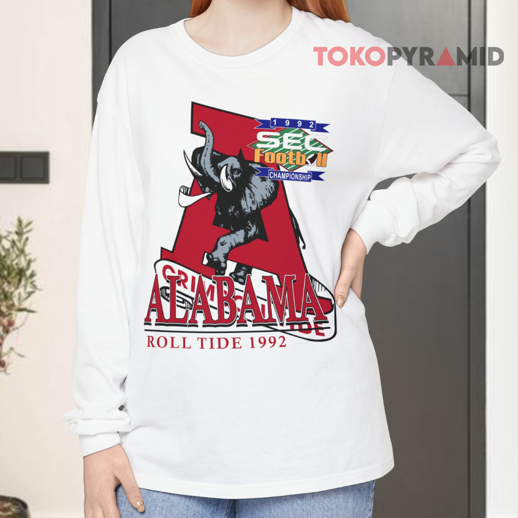 Alabama Crimson Tide Sec 1992 Football Champions Long sleeved Alabama Crimson Tide Sec 1992 Football Champions Long sleeved