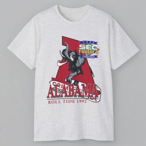Alabama Crimson Tide Sec 1992 Football Champions T shirt Alabama Crimson Tide Sec 1992 Football Champions T shirt