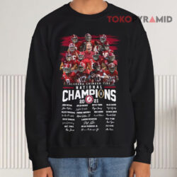 Alabama National Champions 2021 Signatures Sweatshirt