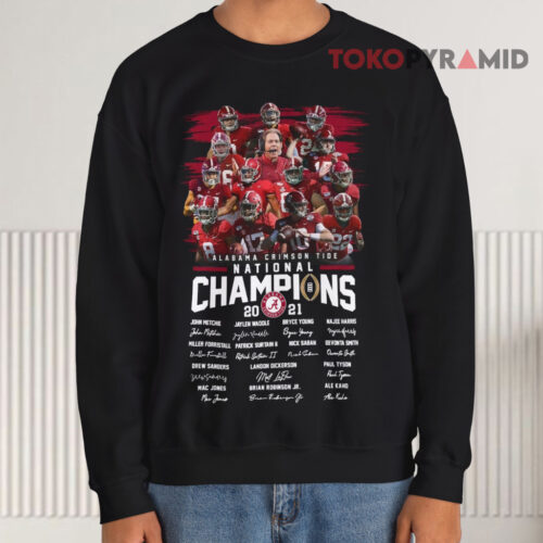 Alabama National Champions 2021 Signatures Sweatshirt