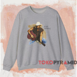 Alan Jackson High Mileage T-shirt 3 Alan Jackson High Mileage T shirt Grey Sweatshirt