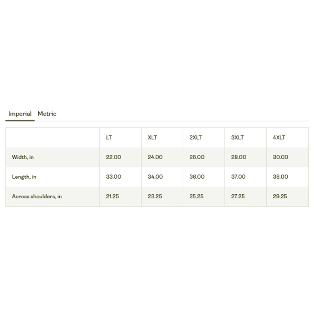 Alchemist Christmas Size Chart Alchemist Christmas Size Chart