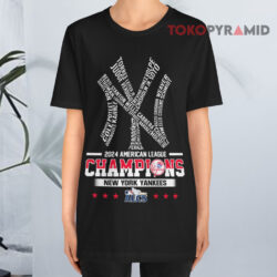Alcs New York Yankees 2024 American League Champions Black T shirt