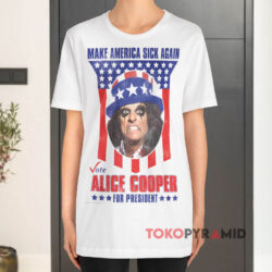Alice Cooper Make America Sick Again White T shirt