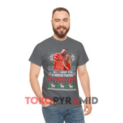 All I Want For Christmas Is True Love Taylor Swift Ugly Christmas Grey T shirt