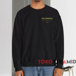 Allsaints Access T shirt Black Sweatshirt