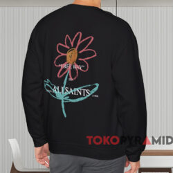 AllSaints Crayo Graphic T-shirt 3 Allsaints Crayo Graphic T shirt Black Sweatshirt