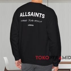 AllSaints Underground T-shirt 4 Allsaints Underground T shirt Black Sweatshirt
