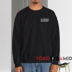 Amiri Bones Stacked T shirt Black Sweatshirt