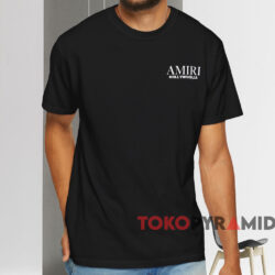 Amiri Bones Stacked T shirt Black T shirt
