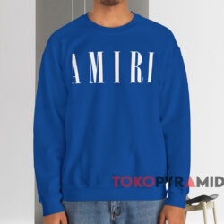 AMIRI Core logo T-shirt 4 Amiri Core Logo T-shirt Blue Sweatshirt