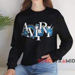 Amiri Dragon T-shirt 4 Amiri Dragon T shirt Black Sweatshirt