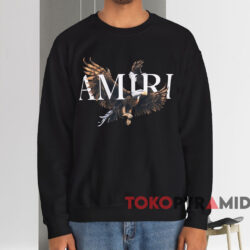 Amiri Eagle T-shirt 3 Amiri Eagle T shirt Black Sweatshirt