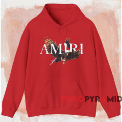 Amiri Eagle T-shirt 2 Amiri Eagle T shirt Red Hoodie