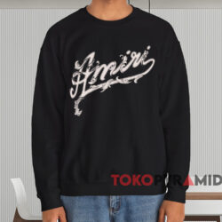 Amiri Filigree T-shirt 3 Amiri Filigree T shirt Black Sweatshirt