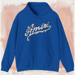 Amiri Filigree T-shirt 2 Amiri Filigree T shirt Blue Hoodie