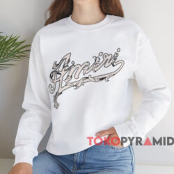 Amiri Filigree T-shirt 4 Amiri Filigree T shirt White Sweatshirt