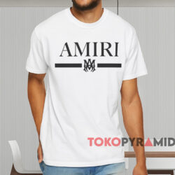 Amiri Ma Bar Logo T shirt White T shirt