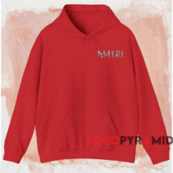 AMIRI MA Baroque Logo T-shirt 2 Amiri Ma Baroque Logo T shirt Red Hoodie
