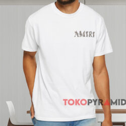 Amiri Ma Baroque Logo T shirt White T shirt