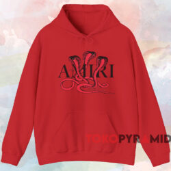 Amiri Poison T-shirt 2 Amiri Poison T shirt Red Hoodie
