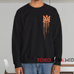 AMIRI Spray Paint MA T-Shirt 3 Amiri Spray Paint Ma T shirt Black Sweatshirt