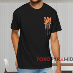 Amiri Spray Paint Ma T shirt Black T shirt