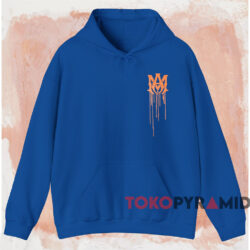 AMIRI Spray Paint MA T-Shirt 2 Amiri Spray Paint Ma T shirt Blue Hoodie