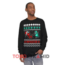 Among Game Us Christmas Gift Sweatshirt 4 Among Game Us Christmas Gift Black Long sleeved